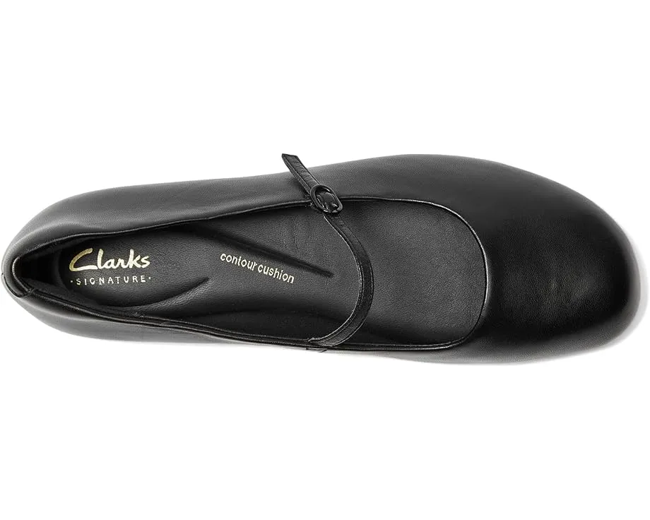 Балетки Clarks Livia Sky из мягкой кожи с регулируемой пряжкой