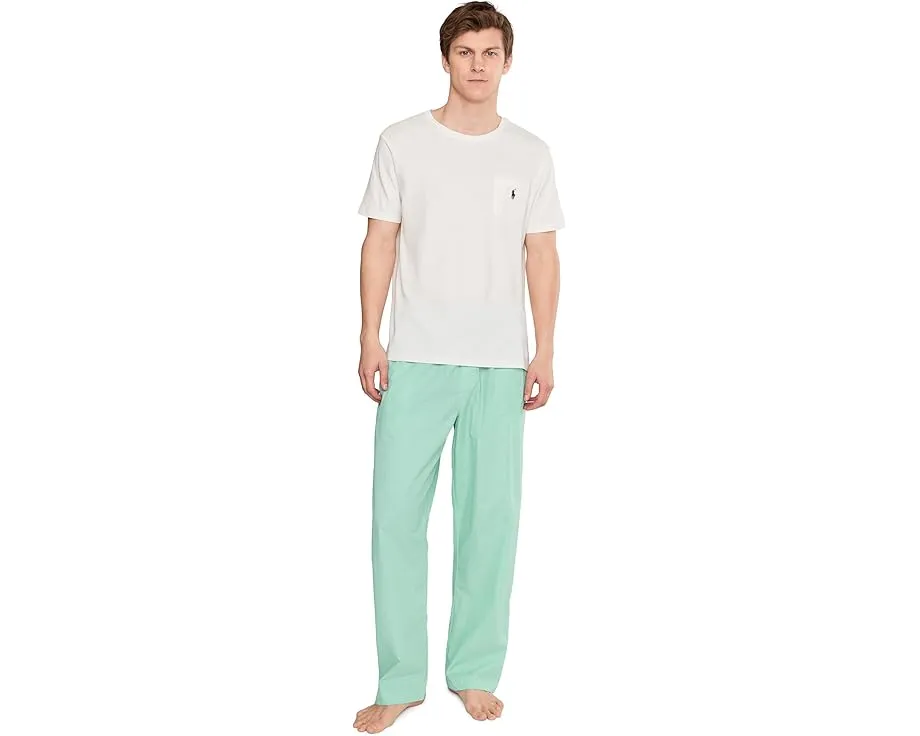 Пижамные брюки Polo Ralph Lauren Woven PJ с поясом на кулиске и карманами