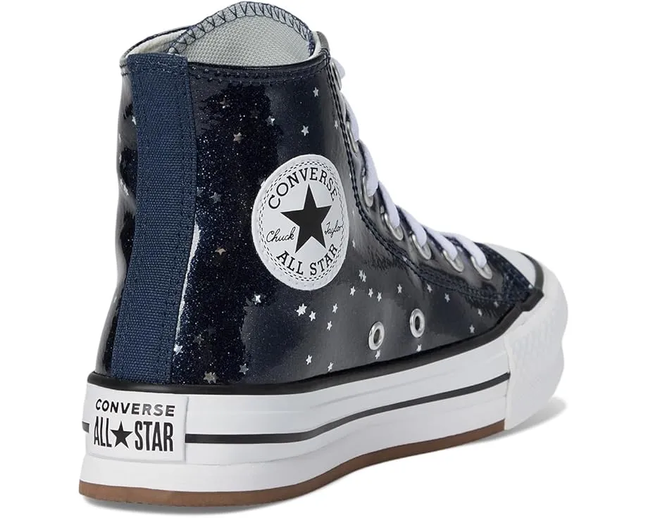 Блестящие кеды Converse Chuck Taylor All Star Eva Lift Glitter на платформе