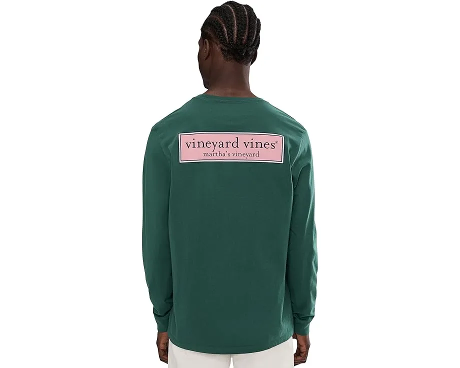 Vineyard Vines футболка с длинным рукавом и классическим логотипом кита