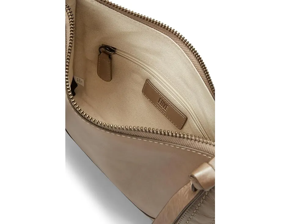 Кожаная сумка через плечо Frye Melissa Zip Crossbody с регулируемым ремнем