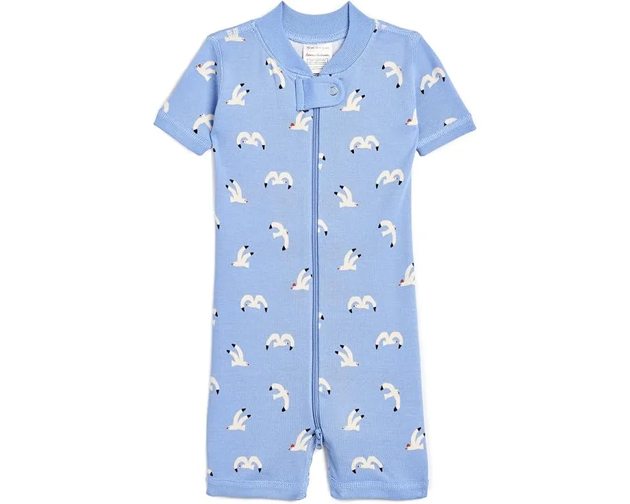 Детский слип HannaJams Print Shortie Sleeper на молнии из органического хлопка