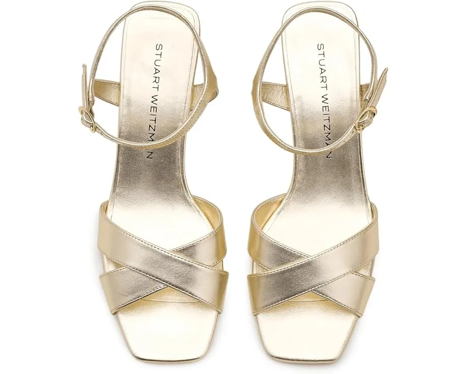 Босоножки Stuart Weitzman Vinnie Sandal 50 на каблуке kitten heel