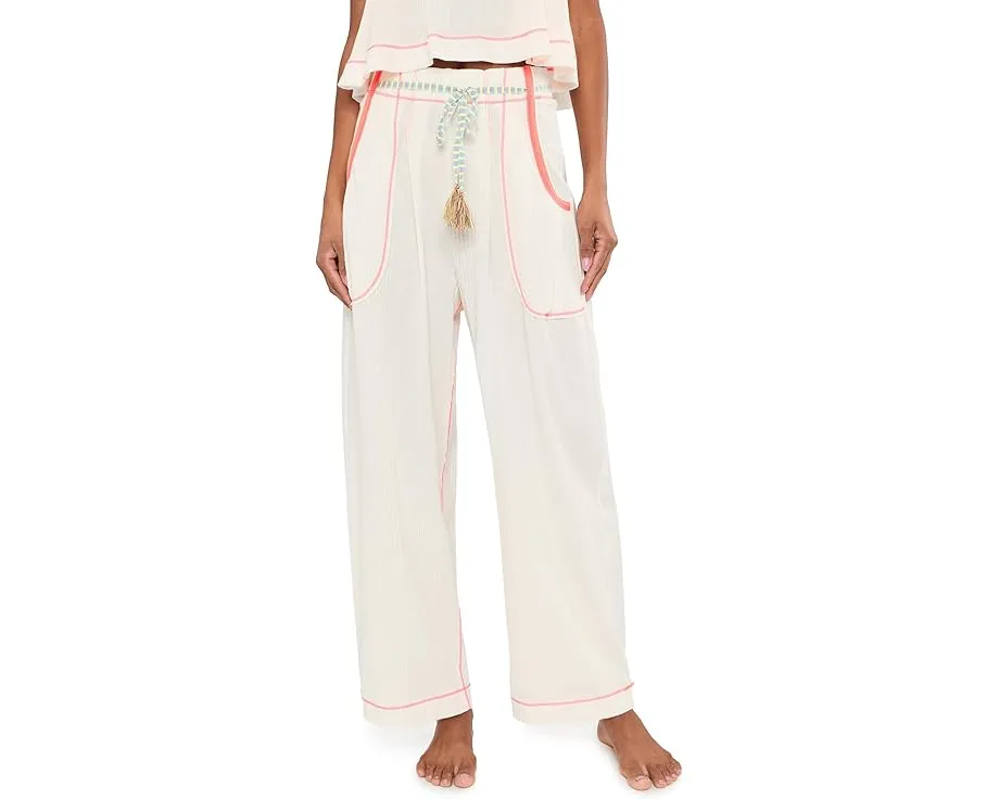 Free People Weekender Lounge Set домашний костюм цвета Ivory Combo