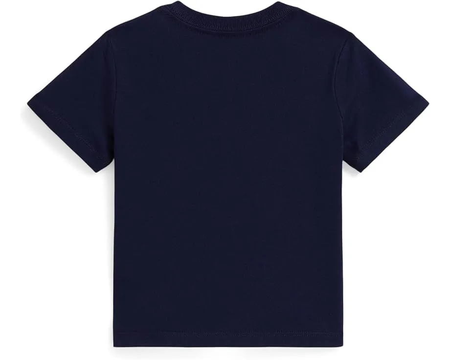 Футболка Polo Ralph Lauren для малышей из хлопка с принтом медвежонка Polo