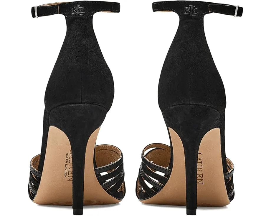 Босоножки Lauren Ralph Lauren Allie на шпильке с ремешками из замши и кожи