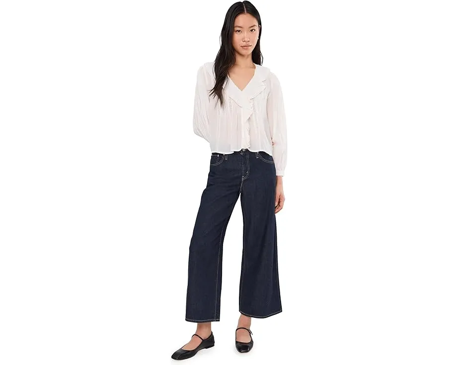 Джинсы Levi's Middy Wide Leg Ankle с широкими штанинами и средней посадкой