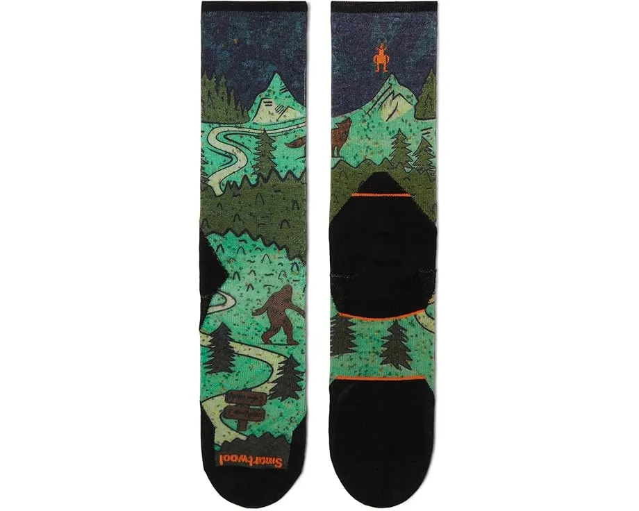 Носки Smartwool Trail Run Targeted Cushion Neature Print Crew с целевой амортизацией