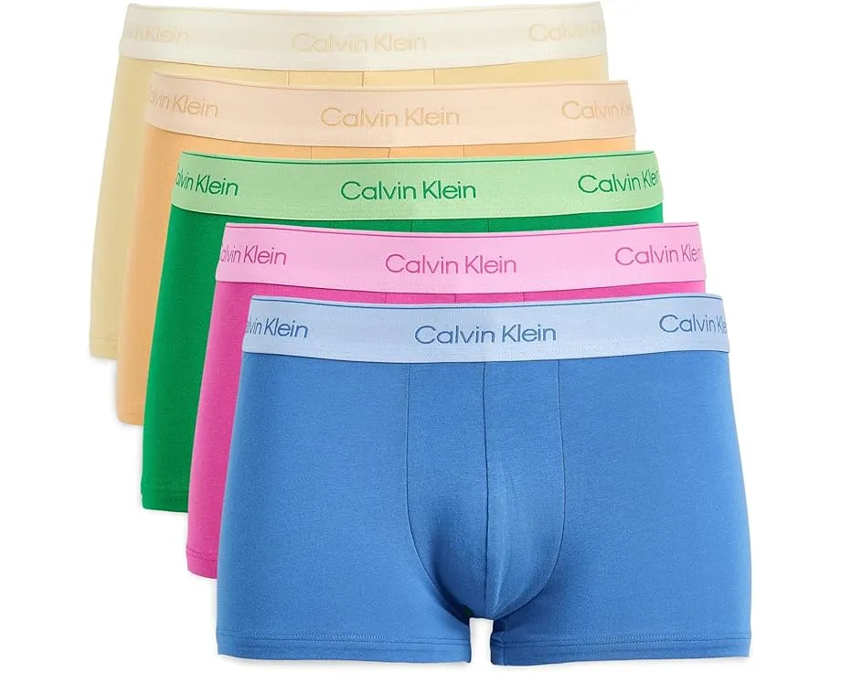 Трусы Calvin Klein Pride Cotton Low Rise Trunks 5 штук на эластичном поясе