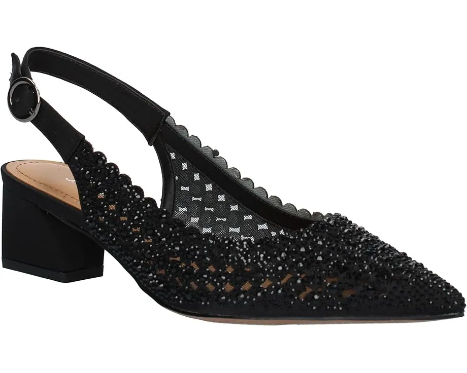 Туфли J. Renee Pranil на квадратном каблуке с отделкой стразами