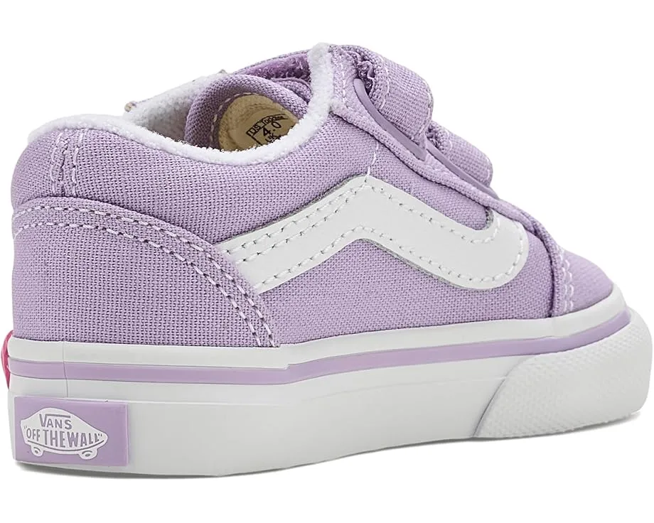 Детские кеды Old Skool V Butterfly с застежкой на липучках от Vans