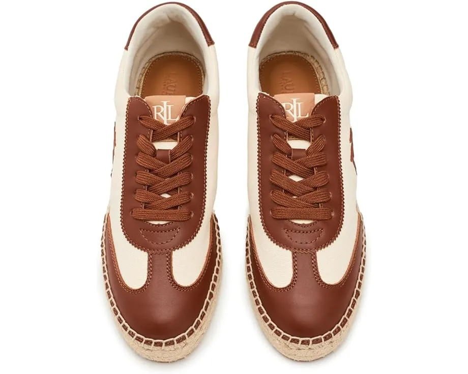 Эспадрильи-кроссовки Lauren Ralph Lauren Luize из холста и кожи наппа