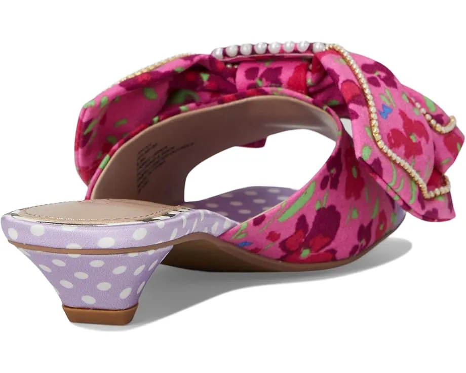 Туфли Blue by Betsey Johnson Aylah на небольшом каблуке с бантом и цветочным декором