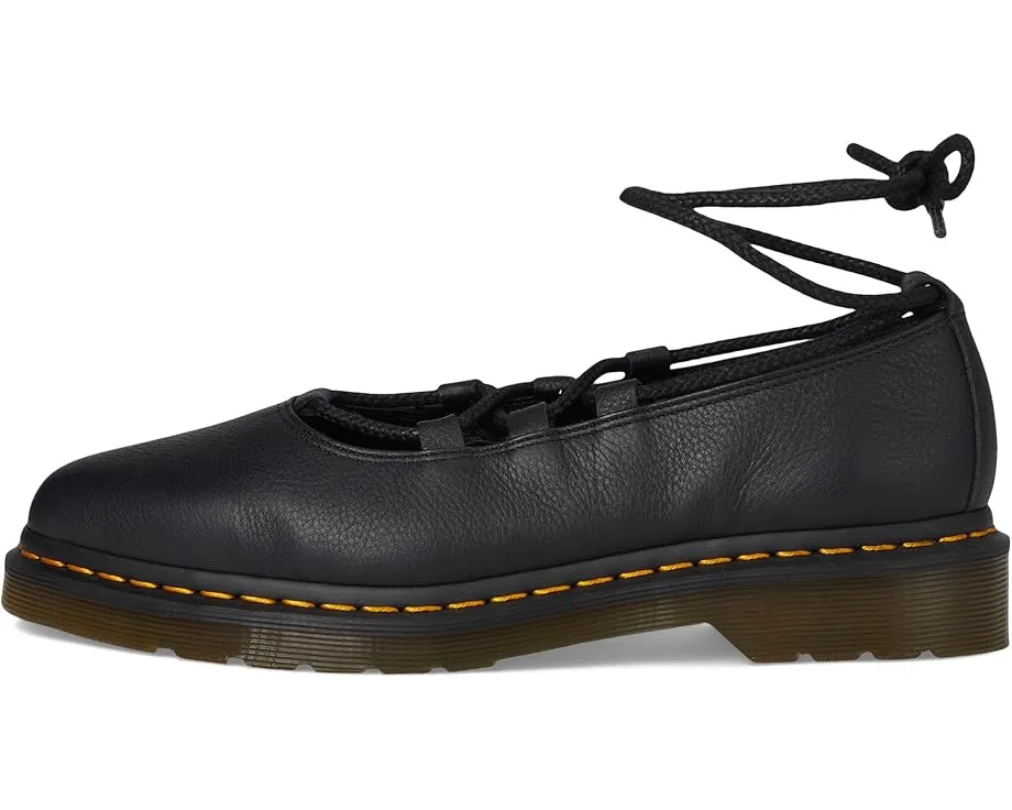 Балетки Elphie II от Dr. Martens с острым носком и шнуровкой