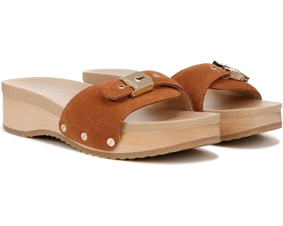 Сандалии Dr. Scholl's Original Too Slide на деревянной платформе