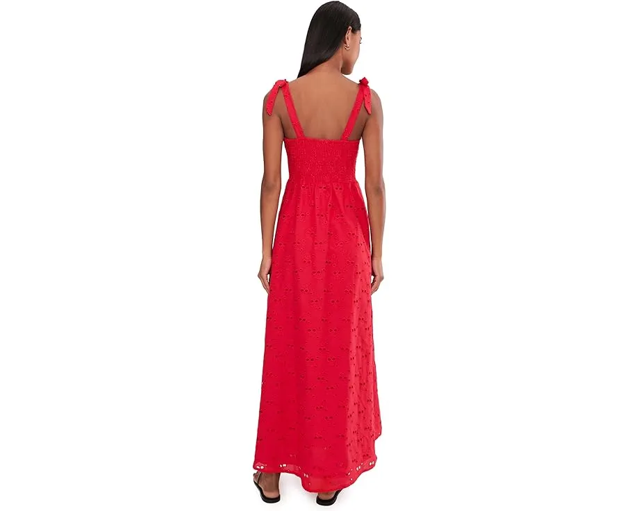 Платье Beach Riot Charlotte макси с бантами на плечах и цветочным принтом