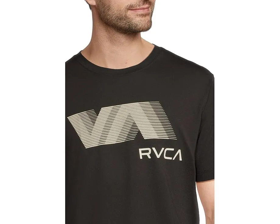 Футболка RVCA Va Blur с коротким рукавом и влагоотводящими свойствами