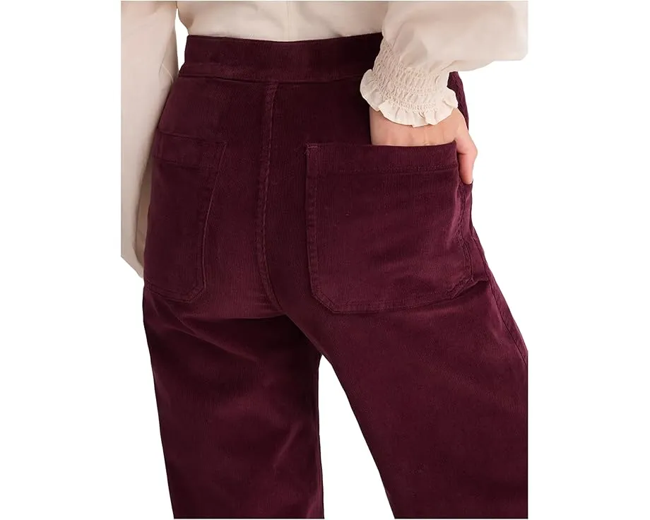 Брюки Madewell The Wide Leg In Cord из вельвета с высокой посадкой