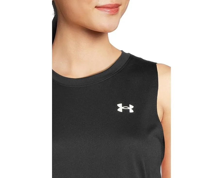 Under Armour Tech Tank Solid майка с логотипом и прямым подолом