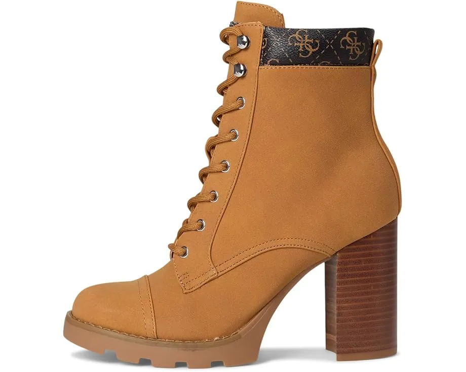 Ботильоны GUESS Nellsan на устойчивом каблуке с круглым носком