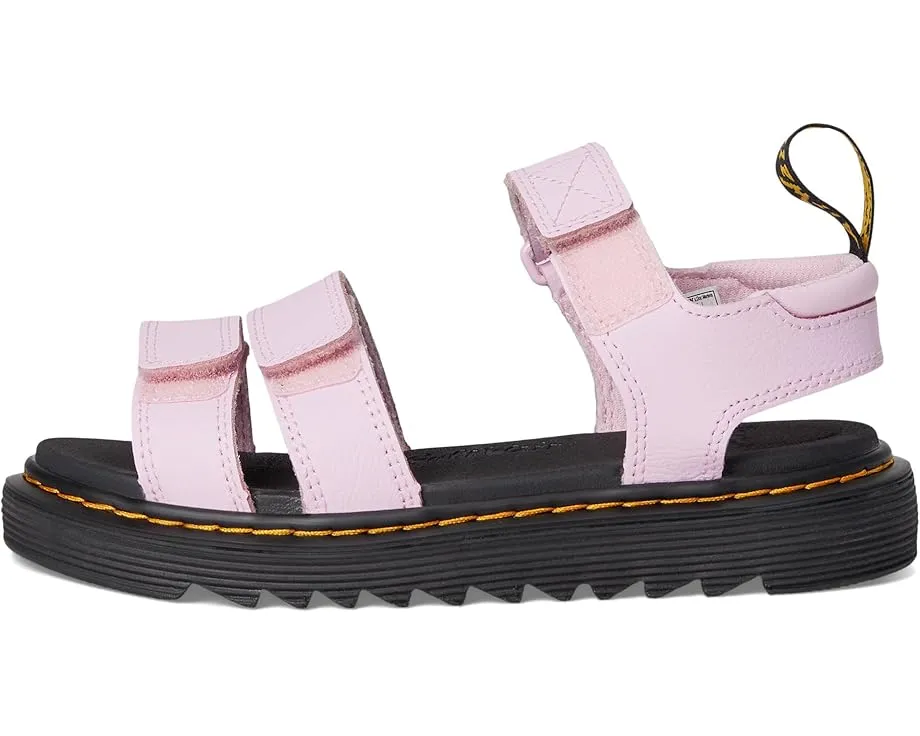Детские сандалии Dr. Martens Klaire J на липучке с кожаным верхом