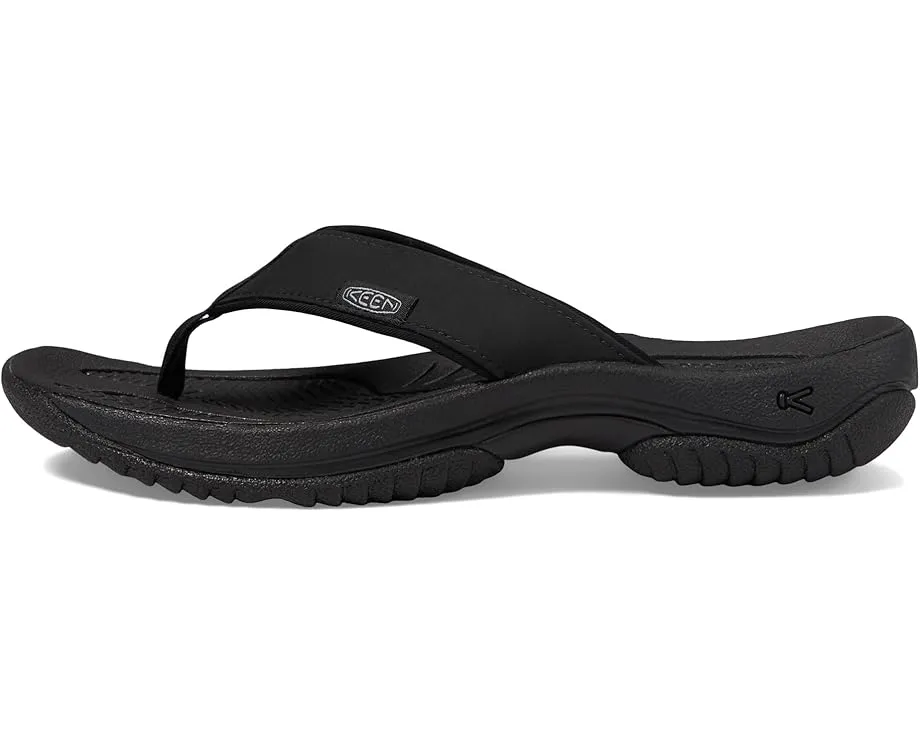 Сланцы KEEN Kona Flip TG из водоотталкивающей кожи с формованной стелькой