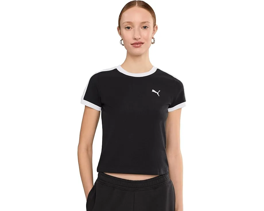 Приталенная футболка PUMA T7 Slim Fit с длинными рукавами в стиле легендарного костюма