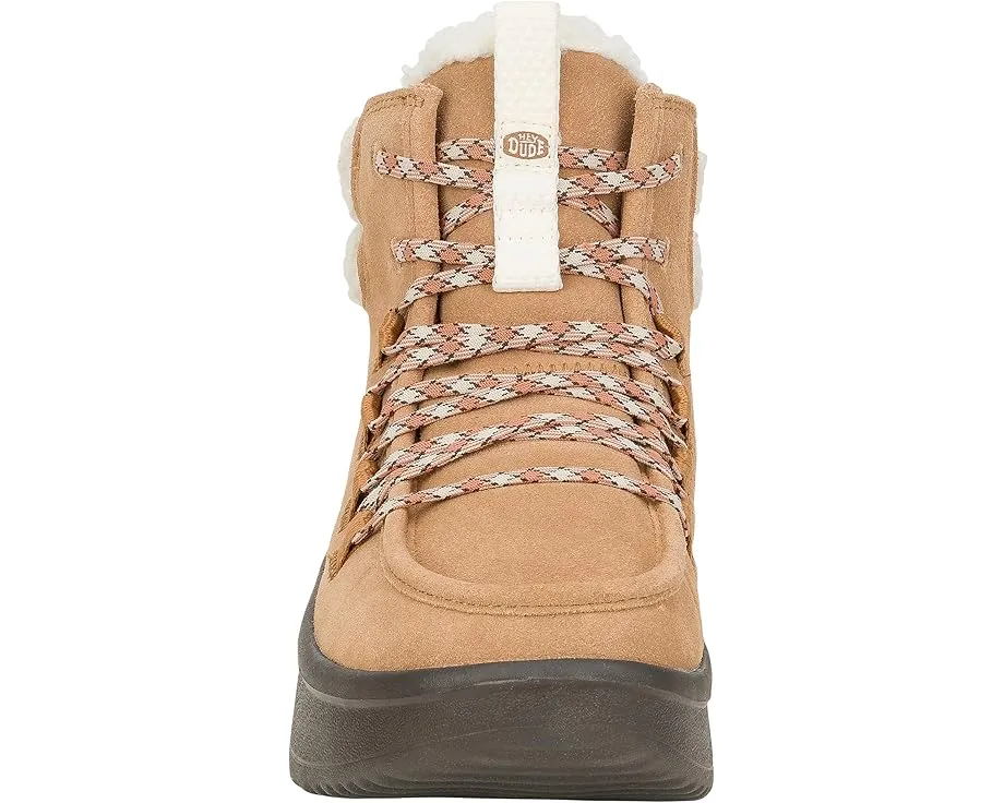 Hey Dude полуботинки Wendy Peak Apres Suede Cozy на платформе