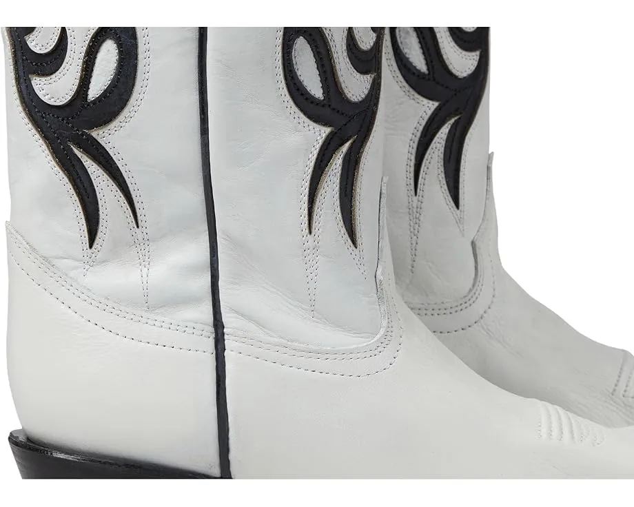 Corral Boots L6067 сапоги до икры с контрастной вышивкой и боковыми петлями