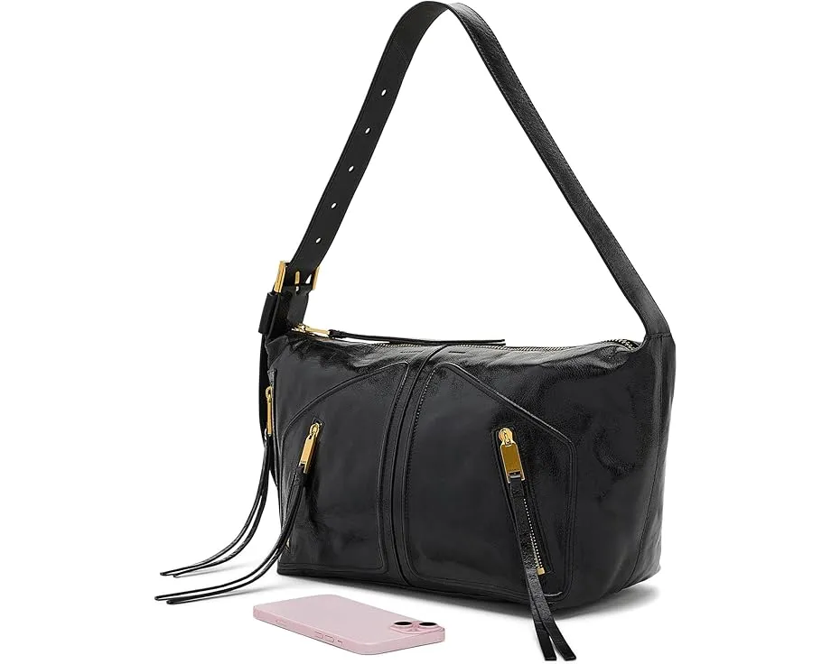 Женская сумка через плечо AllSaints Jean Rey из кожи с эффектом кракелюра