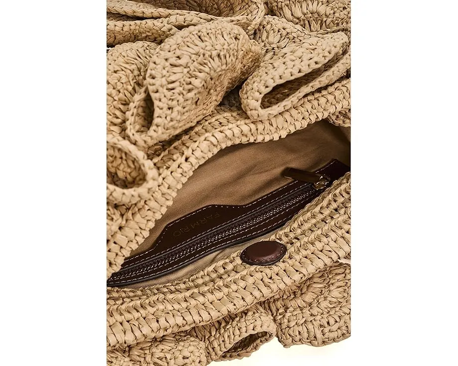 Сумка через плечо Flower Raffia от FARM Rio