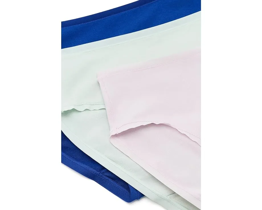Комплект из 3 трусиков Natori Bliss Bare Cotton Hipster из хлопка пима