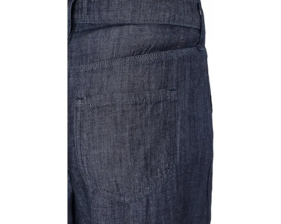 Джинсовые шорты NYDJ Gwen Relaxed Bermuda Denim в темном индиго