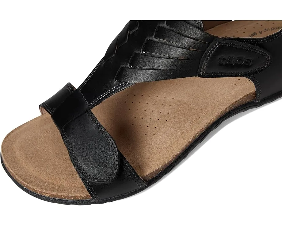 Сандалии Taos Wonderful с пробковой стелькой и переплетенным ремешком из итальянской кожи