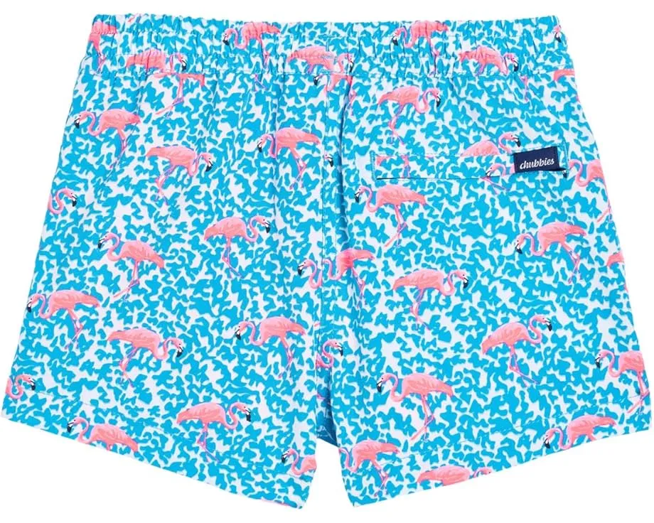 The Domingos Are For Flamingos Lined Swim Trunk (Big Kid)