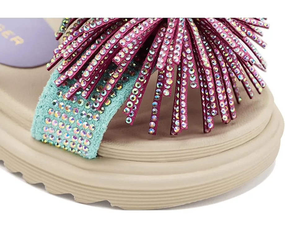 Детские сандалии Kurt Geiger London Orson Fringe с помпонами на мягкой коже