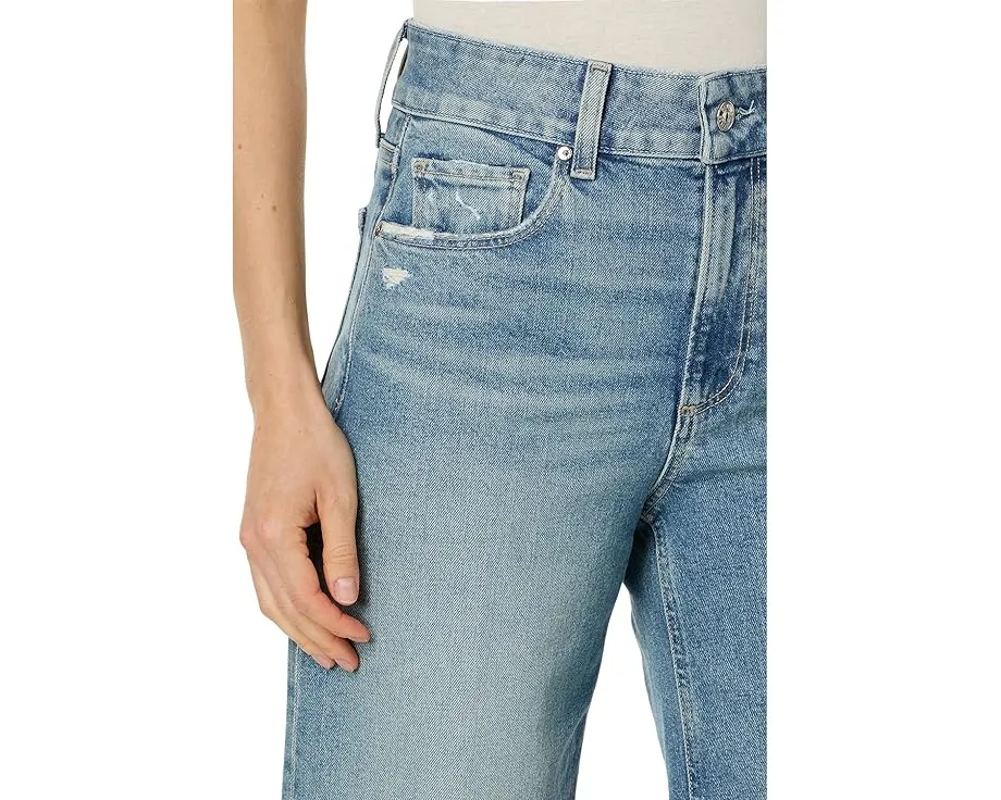 Paige джинсы Sasha Ankle Wide Cuff в поношенном стиле Storybook