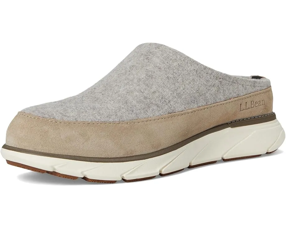 L.L.Bean Домашние сабо Downeast Clog Wool из войлока с подошвой VertoGrip