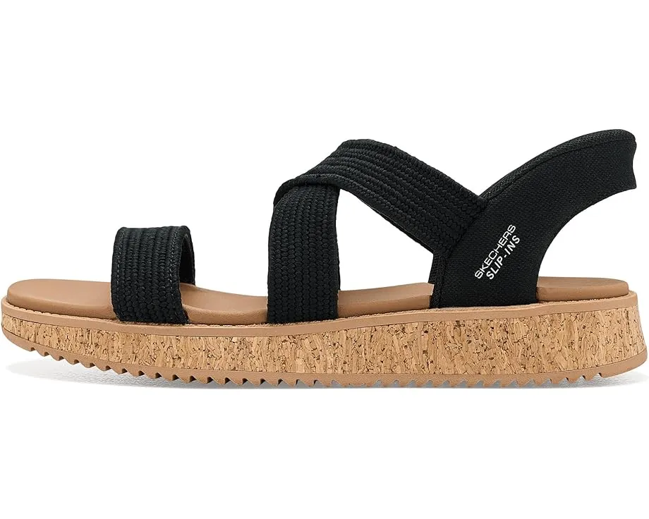 Кроссовки BOBS Skip Cute с холщовым верхом и шнуровкой bungee