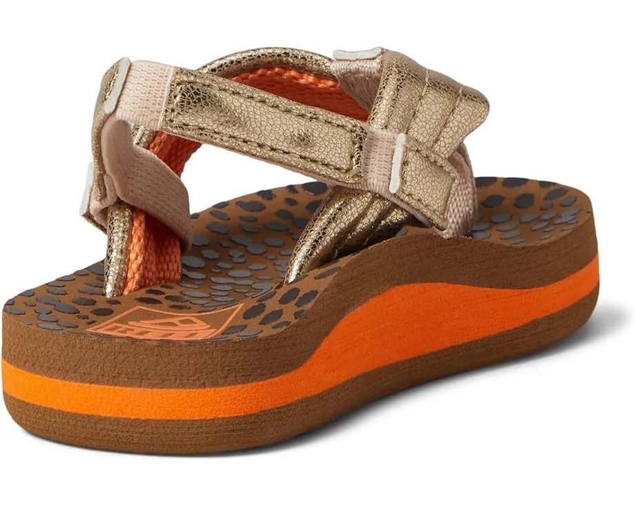 Детские вьетнамки Reef Little Ahi с эластичным ремешком и круглым носком