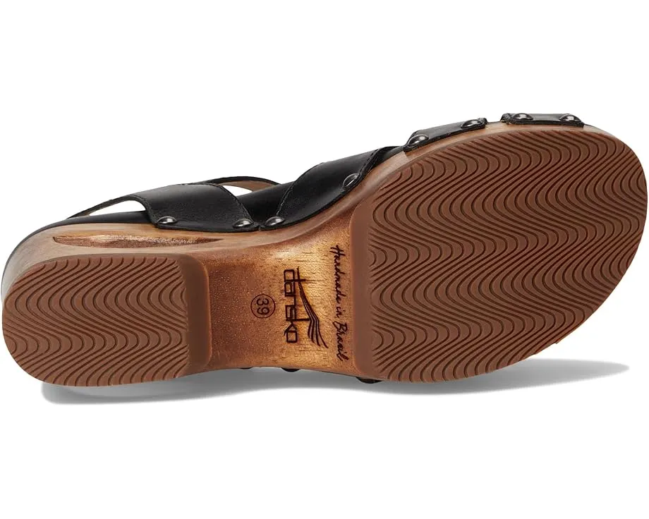 Сандалии Alanna на танкетке из дерева с ручной отделкой от Dansko