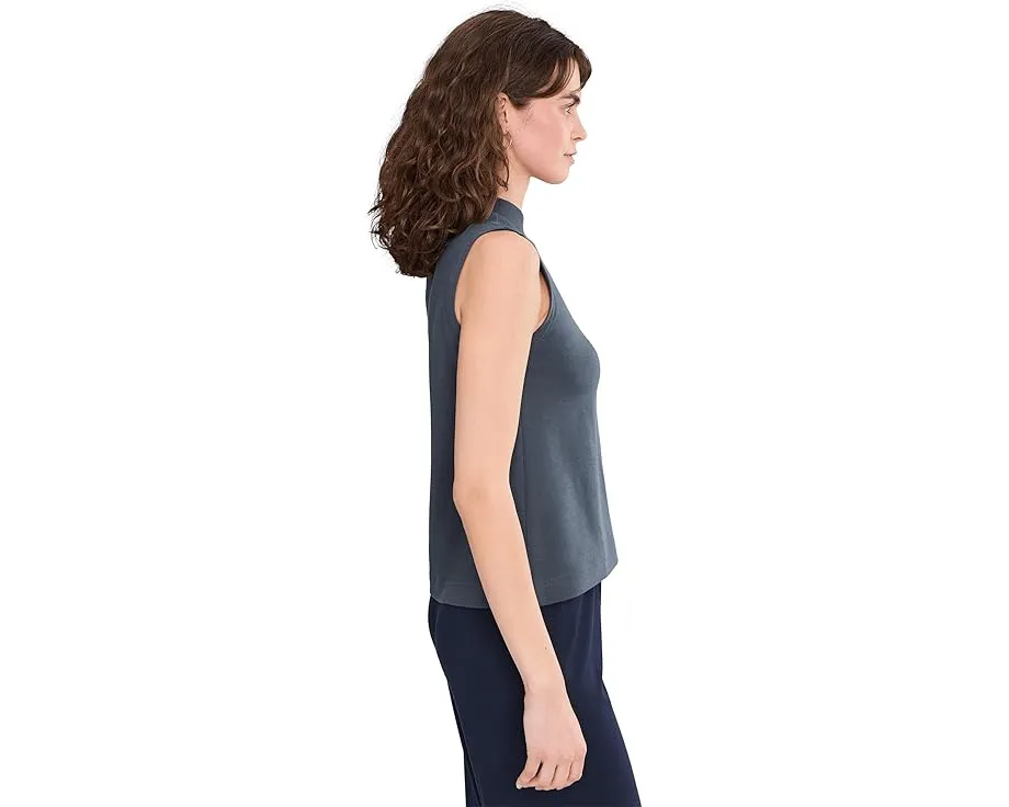 Топ PACT Airplane Mock Neck Shell из органического хлопка