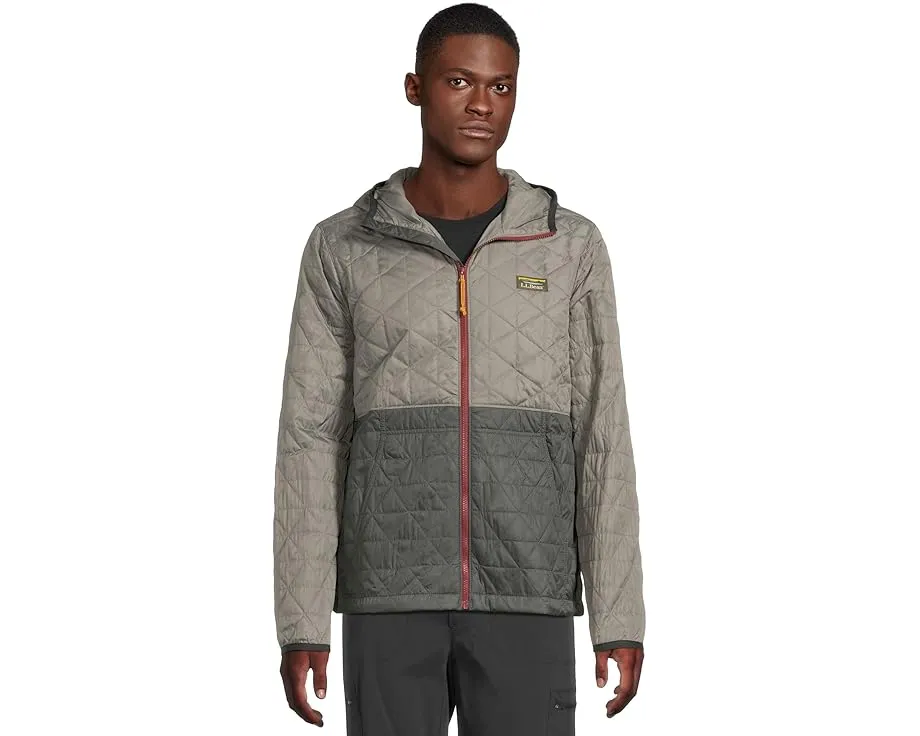 Куртка L.L.Bean Katahdin Insulated Hoodie Colorblock с утеплителем PrimaLoft