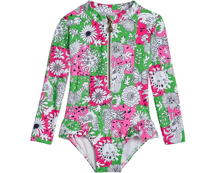 Детский рашгард Denning с защитой UPF 50+ от солнца Lilly Pulitzer Kids