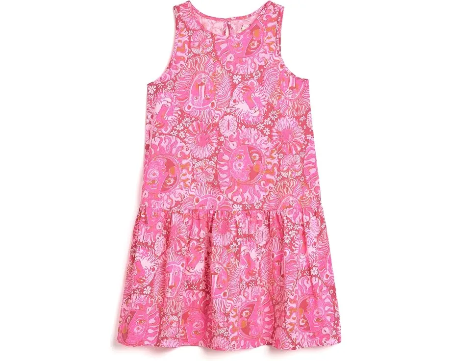 Платье Mini Dixi от Lilly Pulitzer с цветочным принтом для девочек