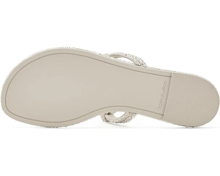 Босоножки Miller Knotted Crystal от Tory Burch с кристаллами