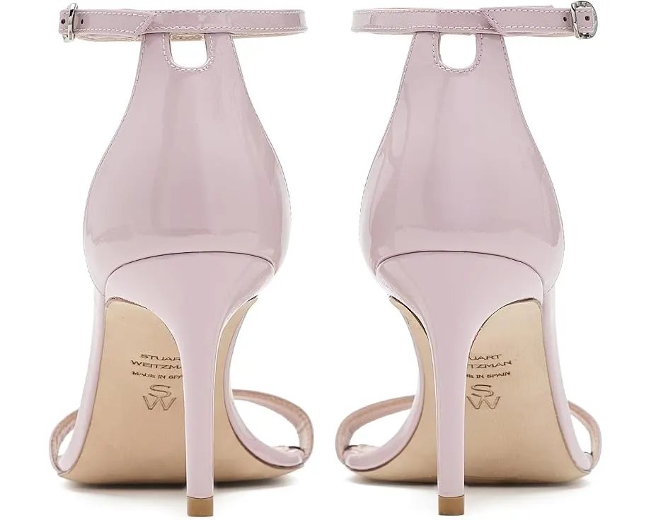 Босоножки Nudist II Sandal 75 на шпильке с глянцевым верхом Stuart Weitzman