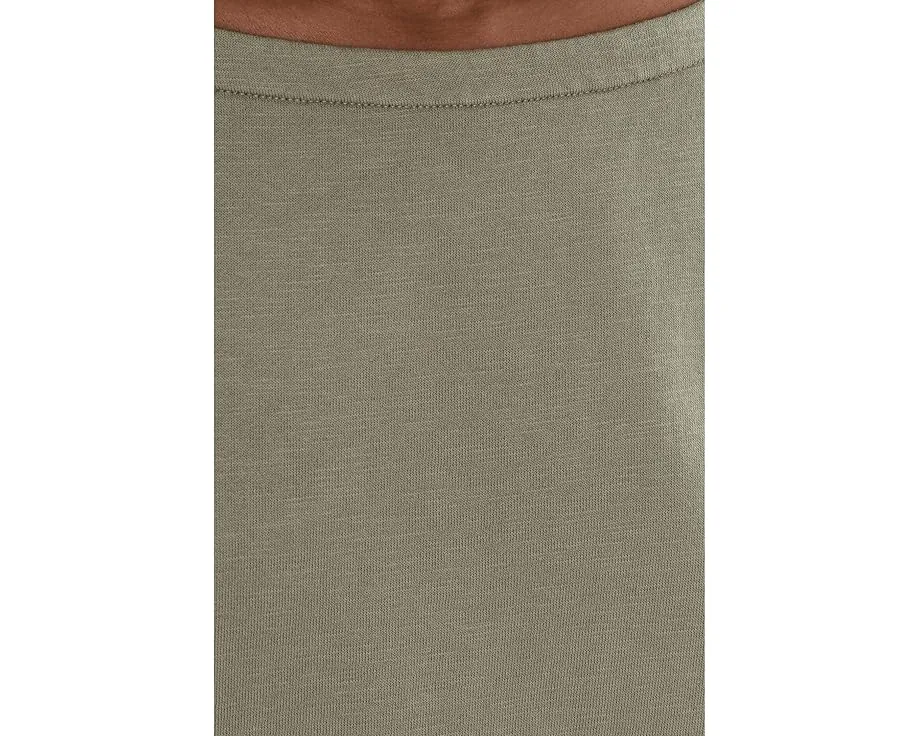 Блуза свободного кроя с лодочкой из окрашенного в готовом виде махрового полотна Petite Eileen Fisher