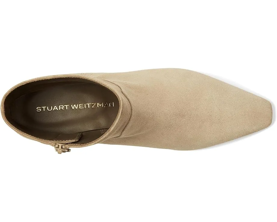 Ботинки Stassi Zip Bootie Stuart Weitzman с застежкой-молнией на устойчивом каблуке