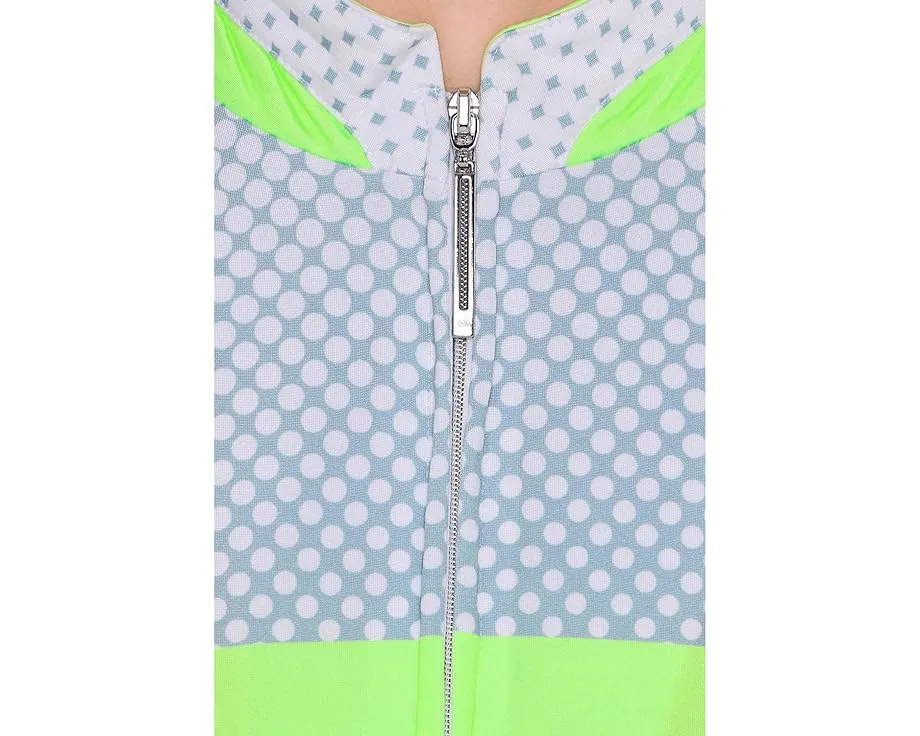 Jamie Sadock Топ без рукавов с принтом Optic Dot и молнией